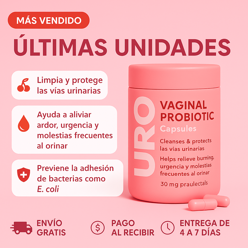 Compra 1 y llévate 2 Uro Probiótico Vaginal