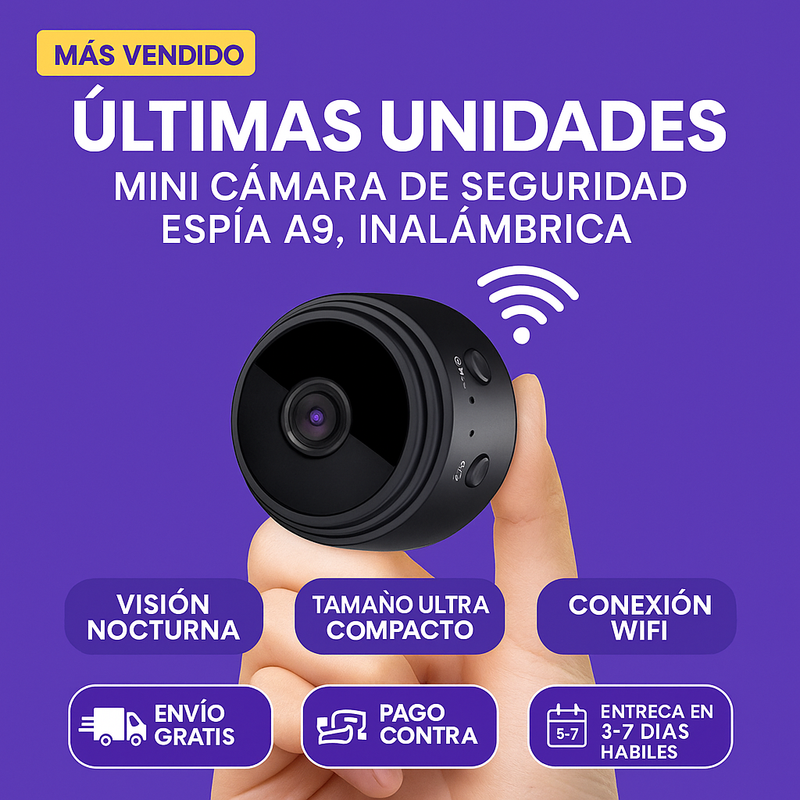 Mini Cámara De Seguridad Espía Compra 1 y llévate 2